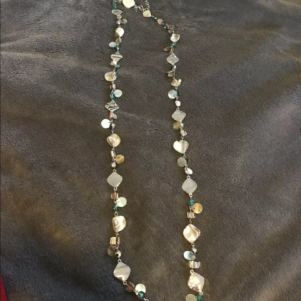 Lia OCEAN AIR Necklace, Abalone & M-O-P, NWOT/box
